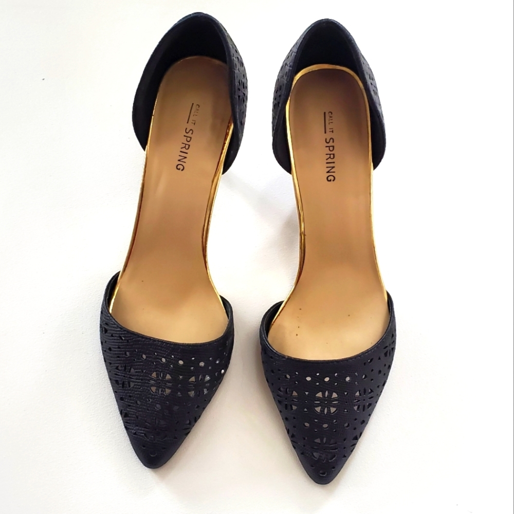 DRESS MID HEEL DRESS PUMPS (SIZE- 9 )